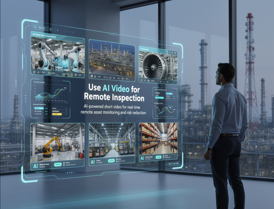 Rajat Khare Use AI Video for Remote Inspection in Work